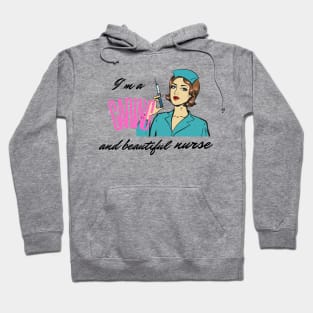 Nurse's Heart: Caring and Beautiful Hoodie